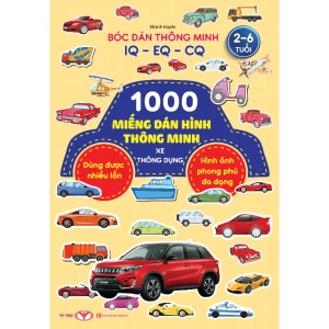 1000 miếng dán hình thông minh - xe thông dụng